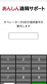 遠隔サポート screenshot