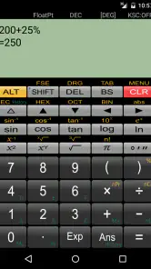 関数電卓 Panecal Plus screenshot