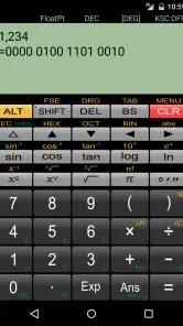 関数電卓 Panecal Plus screenshot