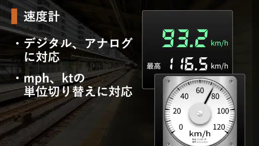 駅ナビ速度計 screenshot
