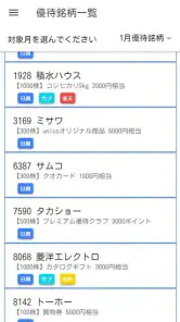 ＧＬ優待クロス screenshot