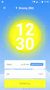 1Muslim: Prayer times, Azan screenshot
