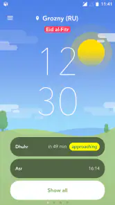 1Muslim: Prayer times, Azan screenshot