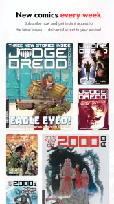 2000 AD Comics and Judge Dredd screenshot