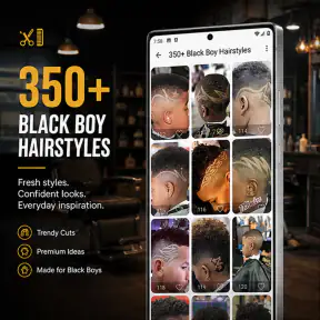 350+ Black Boy Hairstyles screenshot