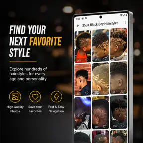 350+ Black Boy Hairstyles screenshot