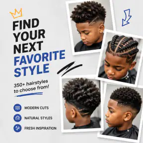 350+ Black Boy Hairstyles screenshot