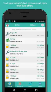 aCar - Car Management, Mileage screenshot
