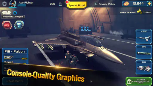 Ace Fighter: luchtgevechten screenshot