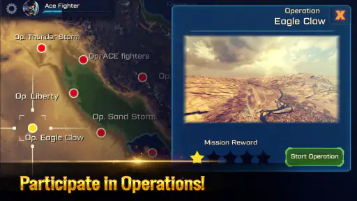 Ace Fighter: luchtgevechten screenshot