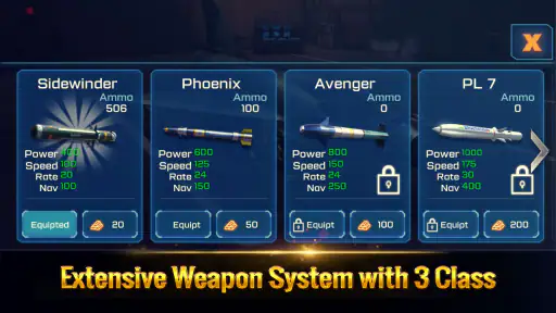 Ace Fighter: luchtgevechten screenshot
