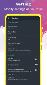 achtergrondvideorecorder screenshot