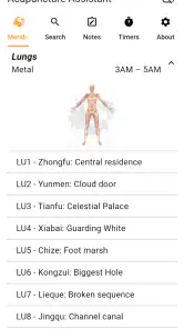 Acupuncture Assistant screenshot