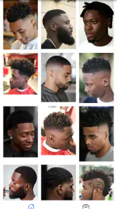 African men hair style screenshot