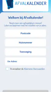 Afvalkalender screenshot