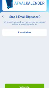 Afvalkalender screenshot
