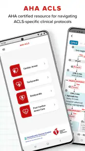 AHA ACLS screenshot