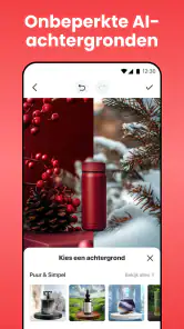AI-Foto-Editor, Verwijderen screenshot