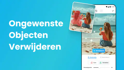 AI-Foto-Editor, Verwijderen screenshot