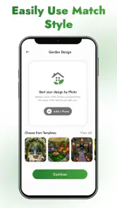 AI Garden Design Landscape Art screenshot