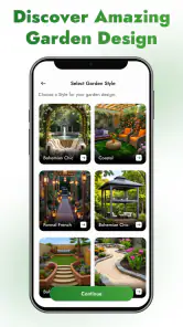 AI Garden Design Landscape Art screenshot