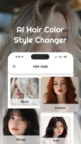 AI Hair Color Style Art Change screenshot