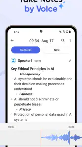 AI Notes & Transcribe Memo screenshot