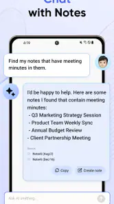 AI Notes & Transcribe Memo screenshot