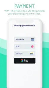 Airwallet screenshot