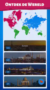 Alle landen - Wereldkaart screenshot