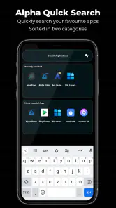 Alpha Hybrid Launcher 4D-thema screenshot