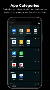 Alpha Hybrid Launcher 4D-thema screenshot