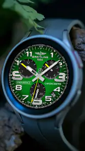 Analog Breitling Watch face screenshot