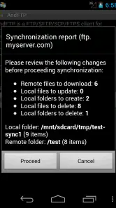AndFTPPro screenshot