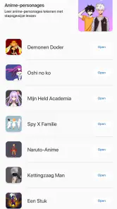 Anime Tekenen: Learn Drawing screenshot