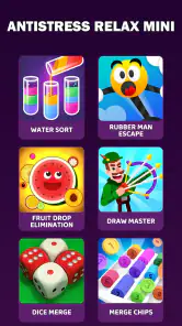 anti-stress puzzelspel screenshot