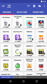 AppMgr Pro III (App 2 SD) screenshot