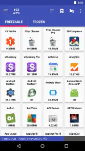 AppMgr Pro III (App 2 SD) screenshot