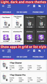 AppMgr Pro III (App 2 SD) screenshot