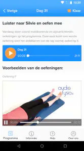 AudioFysio Lage Rugpijn App screenshot