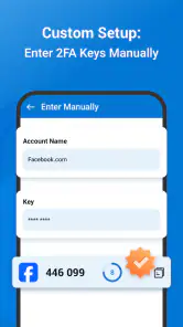 Authenticator-app - 2FA screenshot