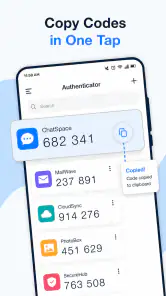 Authenticator App screenshot