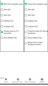 Auto Navigation Start Close screenshot