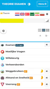 Auto Theorie Examens CBR 2025 screenshot