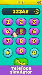 Baby telefoon kinderspelletjes screenshot