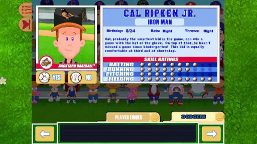 Backyard Baseball '01 screenshot