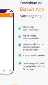 Bank & boekhoudkoppeling screenshot