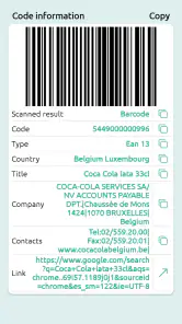 Barcodescanner screenshot