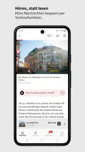 Basler Zeitung Nachrichten screenshot