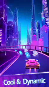 Beat Car Racing edm muziekspel screenshot
